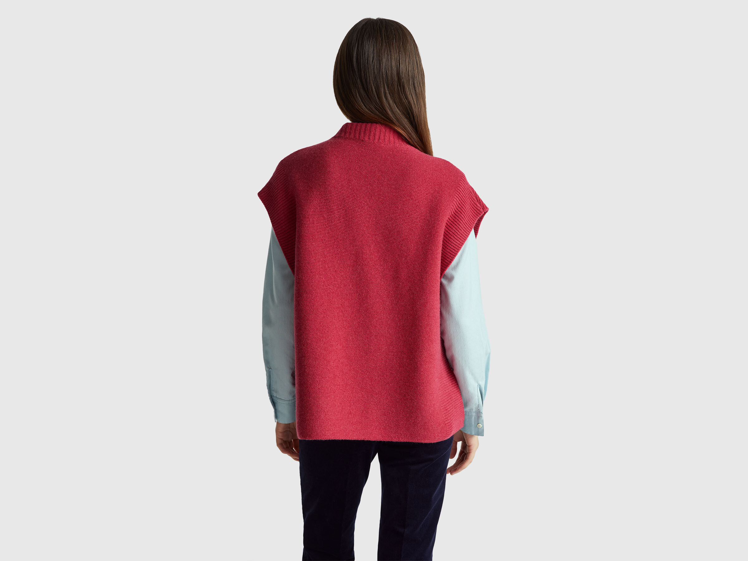 SLEEVELESS SWEATER Women image number 2